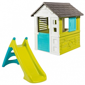 Игровой домик и горка, Smoby, 310068